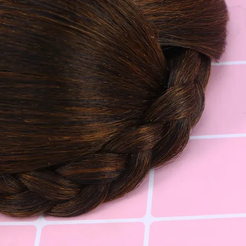 Peluca De Fibra Sintética Para Extensión De Cabello Con Pinz