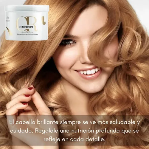Mascara Capilar Oil Reflection Wella Ilumina Nutricion 150ml