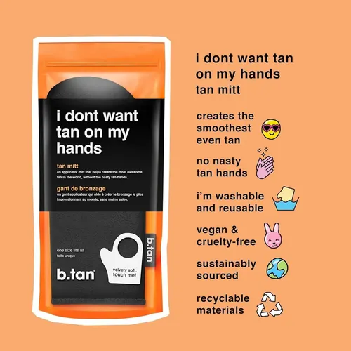 Manopla Guante Aplicador Auto Bronceador Talle Único