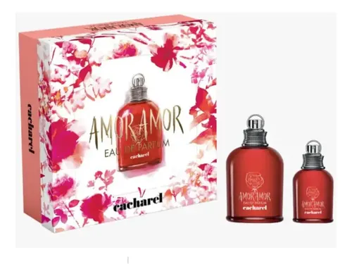 Set Perfume Cacharel Amor Amor Eau de Parfum de 100 mL y 30 mL para Mujer