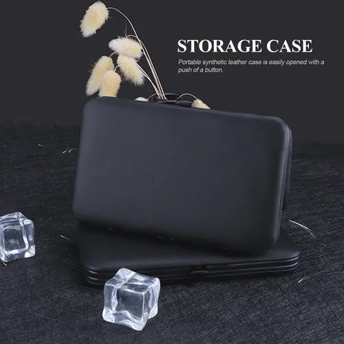 D Set De 18 Piezas Y Pedicura Con Funda – Kit De Acero Zx