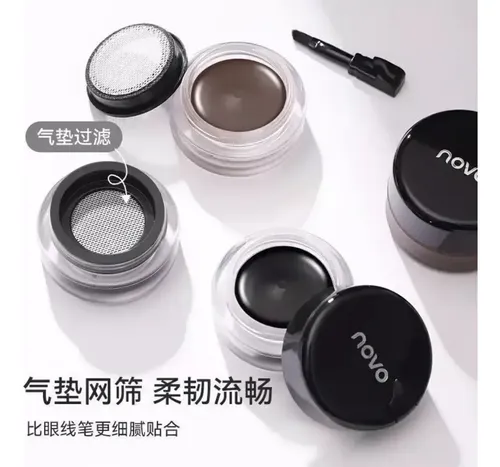 Delineador Gel Y Pomada Cejas A Prueba De Agua 2 Tonos Pro