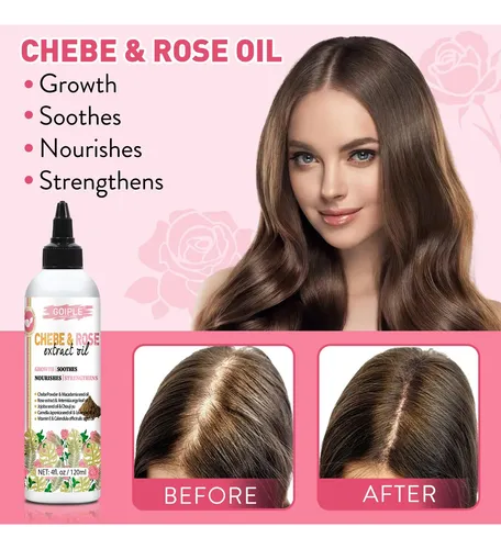 Aceite Capilar Wozutunt Chebe & Rose Extract Para El Crecimi