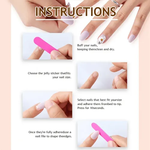 Un Juego De Pegatinas De Uñas Florales Pequeñas De Color Car