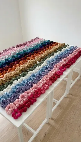 Scrunchies Saten -pack Por 120 Scrunchies- Pack Mayorista