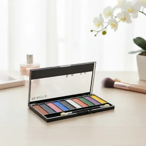 Set De Paletas De Sombras Satinadas Y Mate Combo X 3 Palette