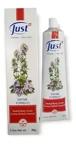 Crema De Tomillo Just 96 Grs Swiss Just