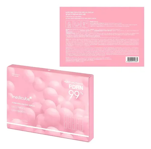 Medicube Salmon Dna Pdrn Rosa Sérum de Un Día 10 Ampollas Tipo de Piel Todo Tipo de Piel