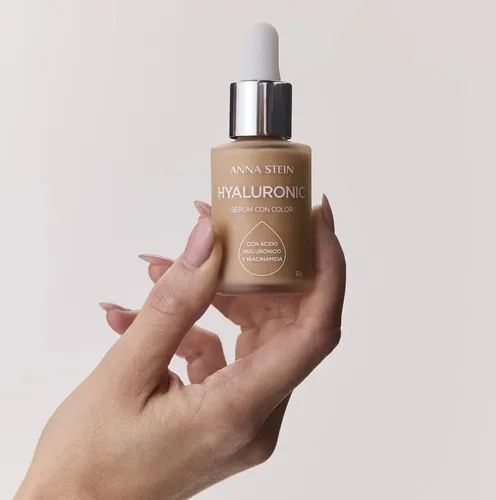Anna Stein Hyaluronic Base De Maquillaje Serum Con Color 25g Tono 01