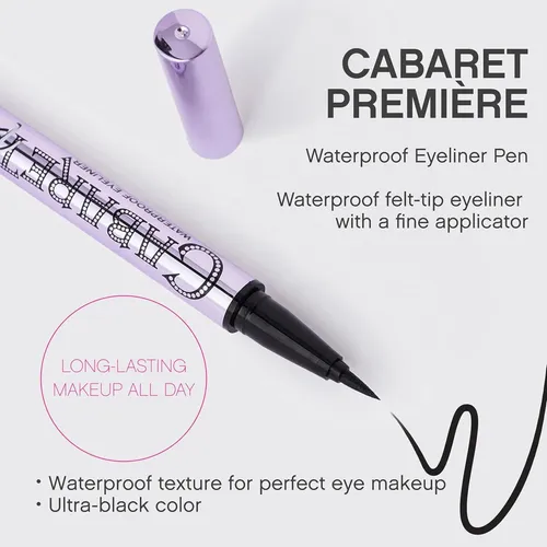 Delineador Líquido Waterproof Vivienne Sabó Negro