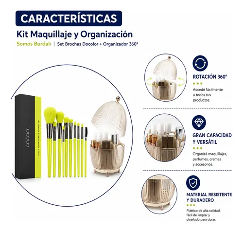 Kit Maquillaje Y Organización 360-somos Burdah
