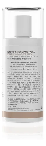 Caviahue Protector Solar Fps 50+ Facial Care Glow Color 50ml