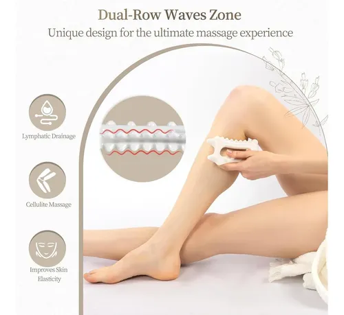Herramienta De Masaje Gua Sha Cerámica Infiniterelax 18.8cm