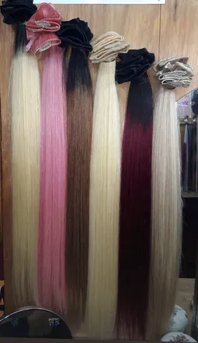 Cortinas De Cabello Natural 100% Para Sistema Fijo O Móvil