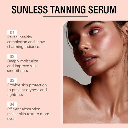 1 Unidad Suero Bronceador 60 Ml, Loción Bronceadora Sin Sol