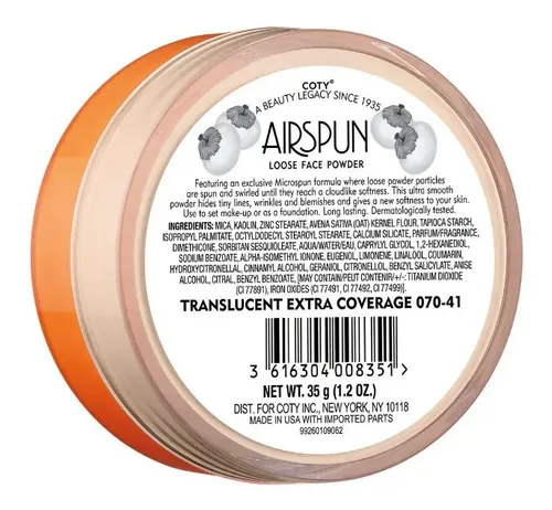 Coty Airspun Loose Face Powder
