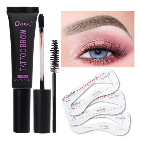 Set De Tinte En Crema Para Cejas, Fácil De Pelar, A Prueba D