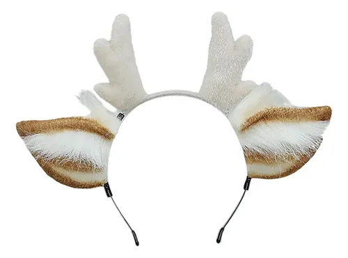 Venado Astas Cuerno Diadema Reno Diadema Tocado Lindo /