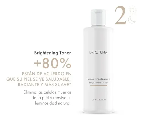 Tónico Iluminador Facial Lumiradiance Farmasi Dr C Tuna 125m