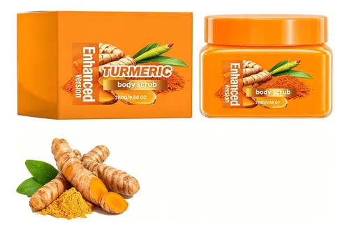 =n– 2 Paquetes De Exfoliante Corporal Con Cúrcuma, Limpiador]