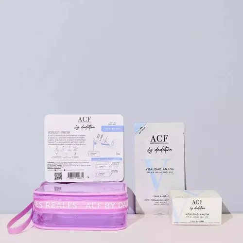 Set Skincare Vitalidad Crema + Recarga + Neceser Acf By Dada
