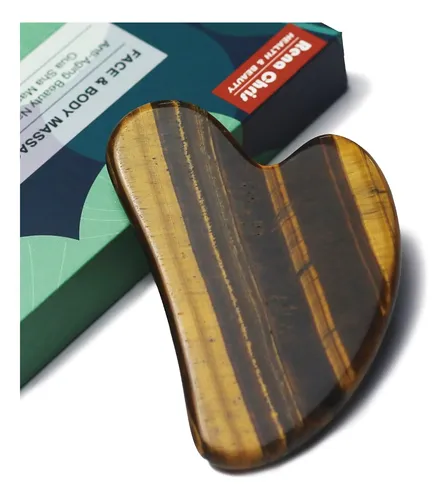 Herramienta Gua Sha Jade Natural Para Masaje Facial
