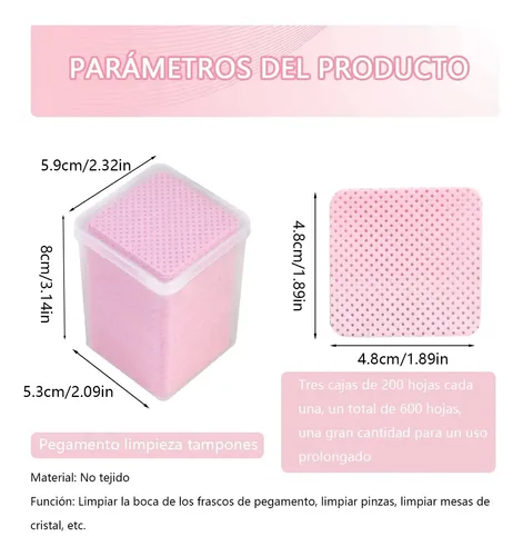 / Toallitas O Gasas Libre De Pelusa For Uñas Pestañas 600