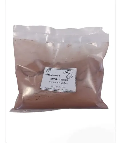 Arcilla Roja X250 Gr. Arcilla Para Masajes, Mascarillas, Etc