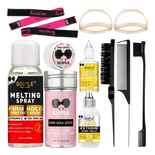 Kit De Spray Adhesivo Para Extensiones De Cabello Wozutunt,
