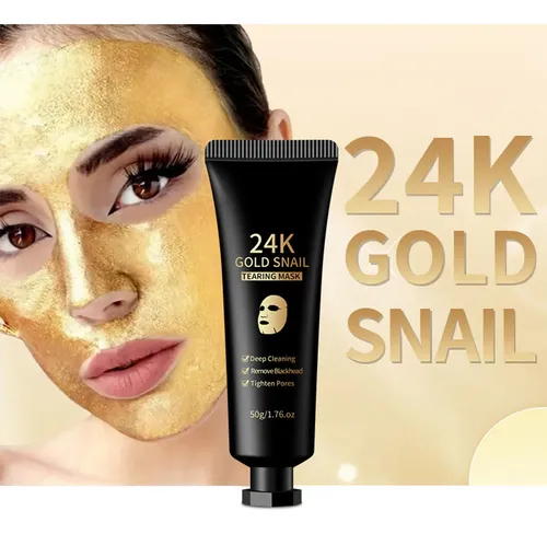 Mascarilla Exfoliante Gold Leaf De 24 Quilates Para El Cuida