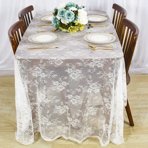 Tela De Encaje For Pestañas, Floral Negro Y Blanco 1