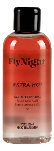 Aceite Para Masaje Calor Body Oil Corporal Fly Night 100ml