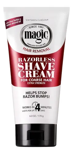 Crema Depilatoria Sin Rasurar Magic Shave Extra Strength 6