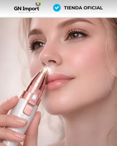 Depilador Facial Vello Corporal Luz Recargable 2 En 1 Mujer