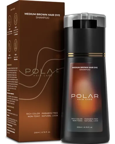 Champú De Coloración De Cabello Castaño Medio Polar Haircare Tinturas Y Decolorantes Para Cabello Y Rostro