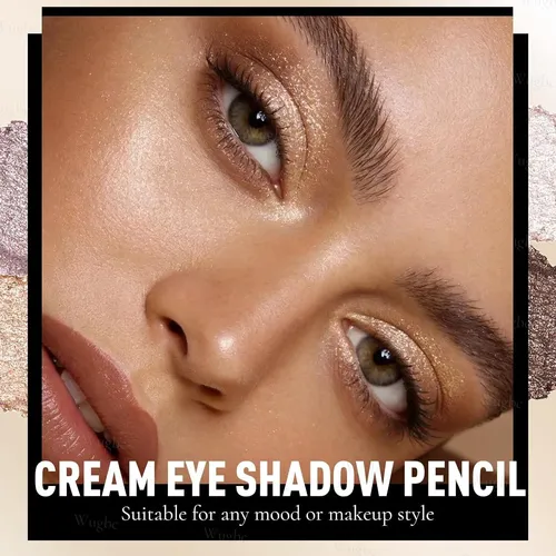 Lápiz 3 En 1 Dorado Wugbc Sombra Ojos Delineador Iluminador