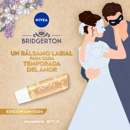 Nivea Bálsamo Labial Vanilla Biscuit Edición Bridgerton