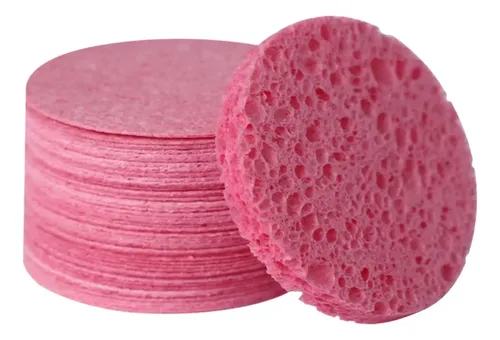 Esponjas Faciales Comprimidas, Absorbentes, Duraderas Y Exfo