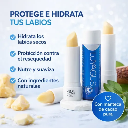 Bálsamo Labial Manteca De Cacao Hidratación Y Protección X1