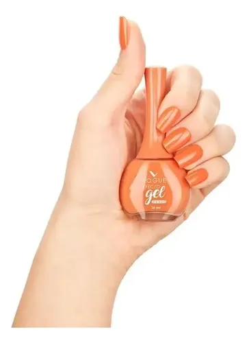 Esmalte Vogue Efecto Gel Mate para Uñas Naranja Latin Flow Fest 14 mL