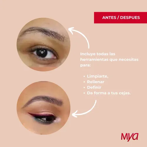 Brochas Set Para Cejas Pinzas Y Estuche Real Technique Eye