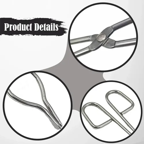 Crucible Tongs Con Fabricación En Acero 44 Centímetros