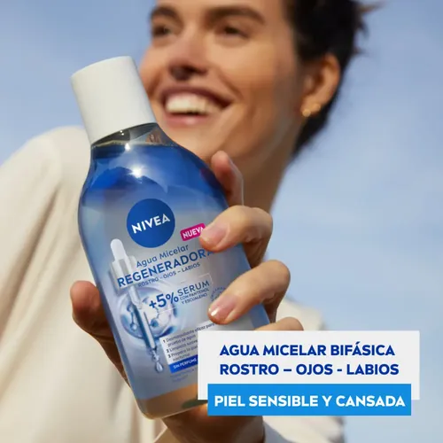 Nivea Agua Micelar Regeneradora Enriquecida Con Sérum Piel S