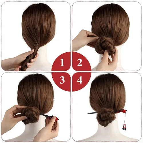 Paquete De 2 Palillos Chinos Para El Pelo, Horquillas Chinas
