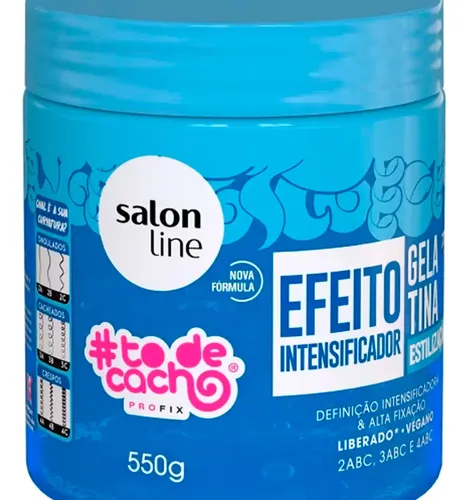 Salon Line To De Cacho Gelatina Efecto Intensificador 550gr