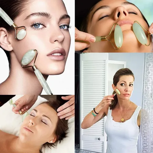 Fotgear Rodillo De Jade Para Masajeador Facial