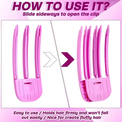 4 Clips De Volumen Instantáneo Para Raíz Del Cabello Dgx