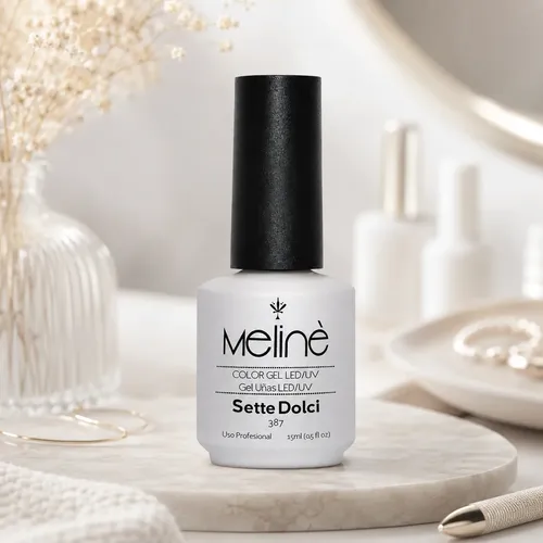 Meline Esmalte Semipermanente Gel Led/uv 387 Sette Dolci