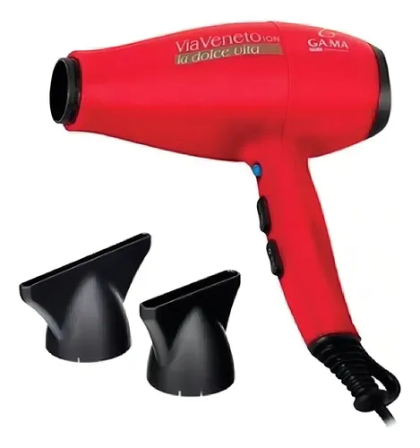 Gama Secador De Pelo Via Veneto Red Ion 2200w Profesional Color Rojo