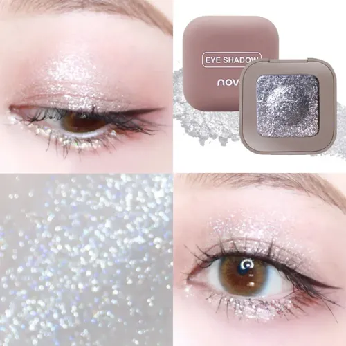 X3 Sombra De Ojos Individual Compacta Profesional Brillante